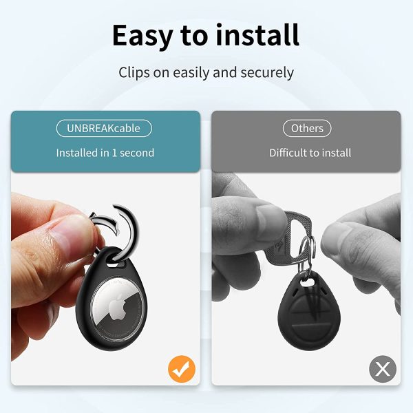 UBNU386-5.jpg 4-Pack AirTag Case with Keychain