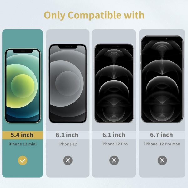 iPhone 12 Mini Tempered Glass Screen Protector - 3 Packs